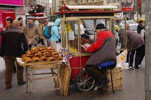 Istanbul simit cart